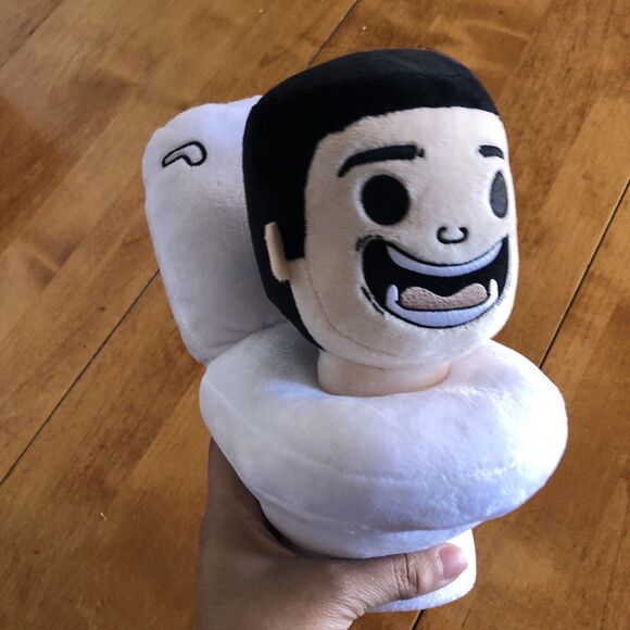 Skibidi Toilet Plush Toy – Funny Meme Plush Figure – Soft Stuffed Doll – 9” - Picture 1 of 5